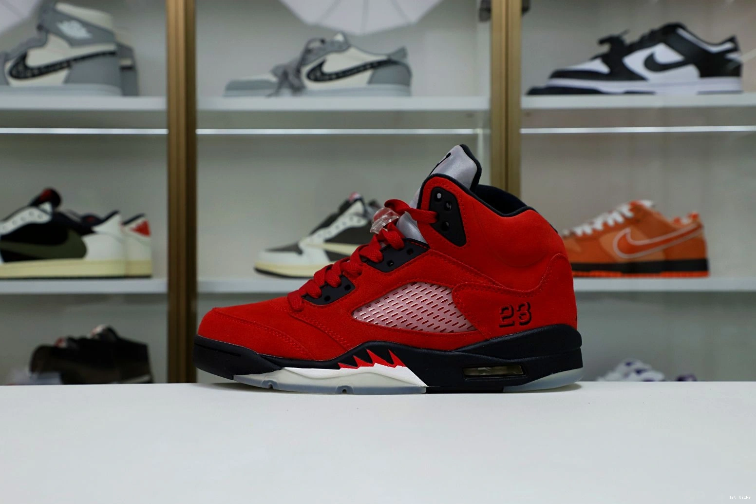 RAGING Kimikick 5 RED 1955 BULL BestValue RETRO JORDAN SUEDE AIR 1230